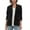 Black, variant on Mifelio Blazers for Women, Women's Golden Velvet Solid Colour Fashion Casual Top Jacket Cardigan Coats for Women Army Green L