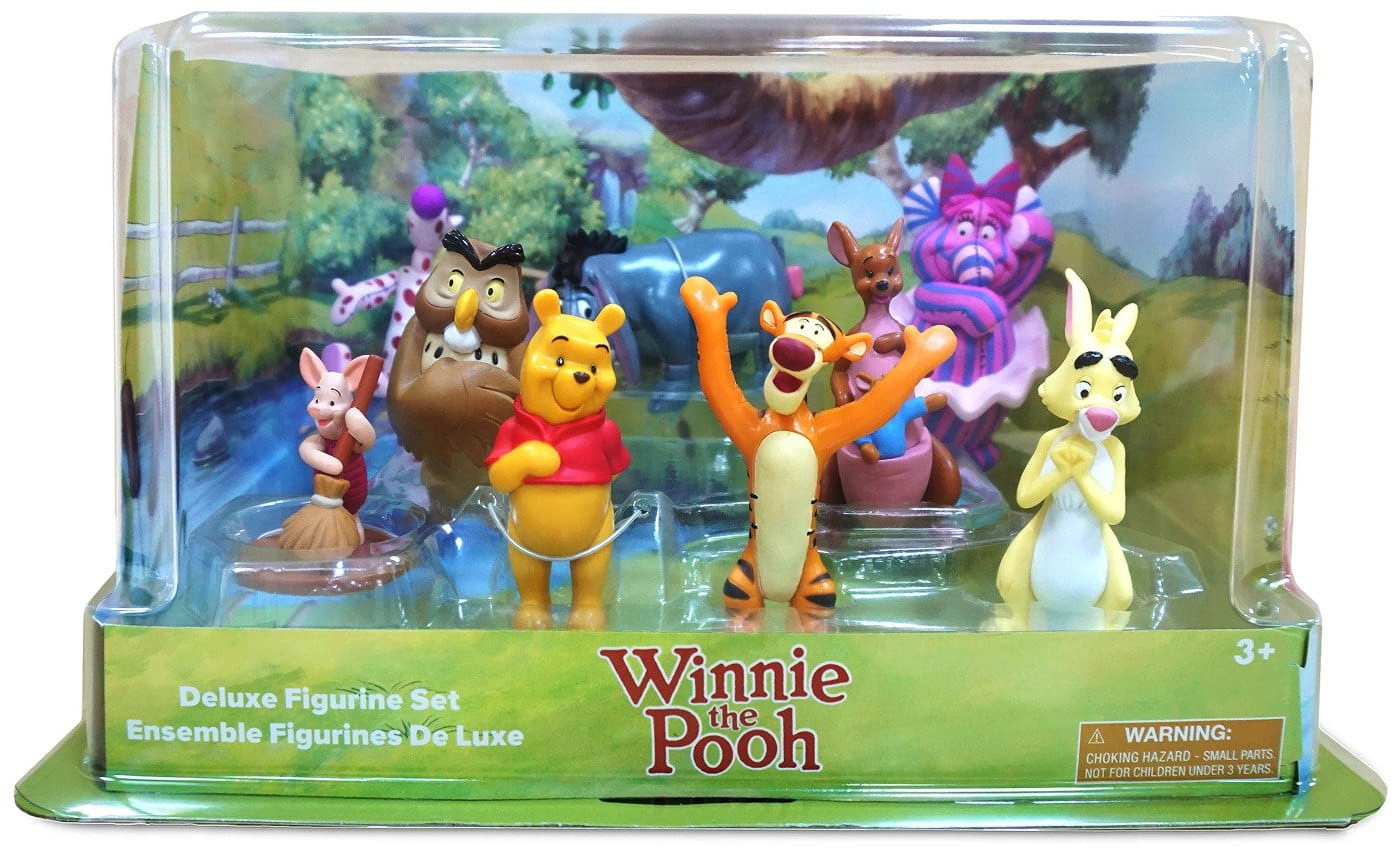 Winnie the Pooh 9-Piece Deluxe PVC Figure Play Set - Walmart.com
