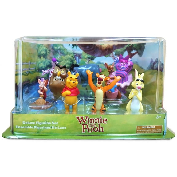 Disney Winnie the Pooh and Pals Freestanding Deluxe Action Figure Set