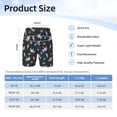 thumbnail image 4 of Cauagu Space Print Swim Trunks for Men,Youth Boys Swim Shorts Compression Liner Beach Shorts Boys' Swimming Shorts 7-20 Years Bathing Suit-X-Large, 4 of 7