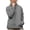 Gray, variant on TOUMENY Women's Lightweight Hooded Windbreaker Jacket Waterproof Long Sleeve Zip Up Casual Loose Outdoor Travel Rain Coat Green L