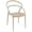 Brown, variant on 32.25" Yellow Outdoor Patio Round Dining Chair