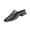 Black, variant on Metallic Peep Toe Mules For Women Closed Backless Slip On Comfort Office Footwear