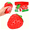2.8inch, variant on Strawberry Squishy Slow Rising Strawberry Stress Ball Ultra Soft Squeezing Stress Relief Fidget Party Favor Gift