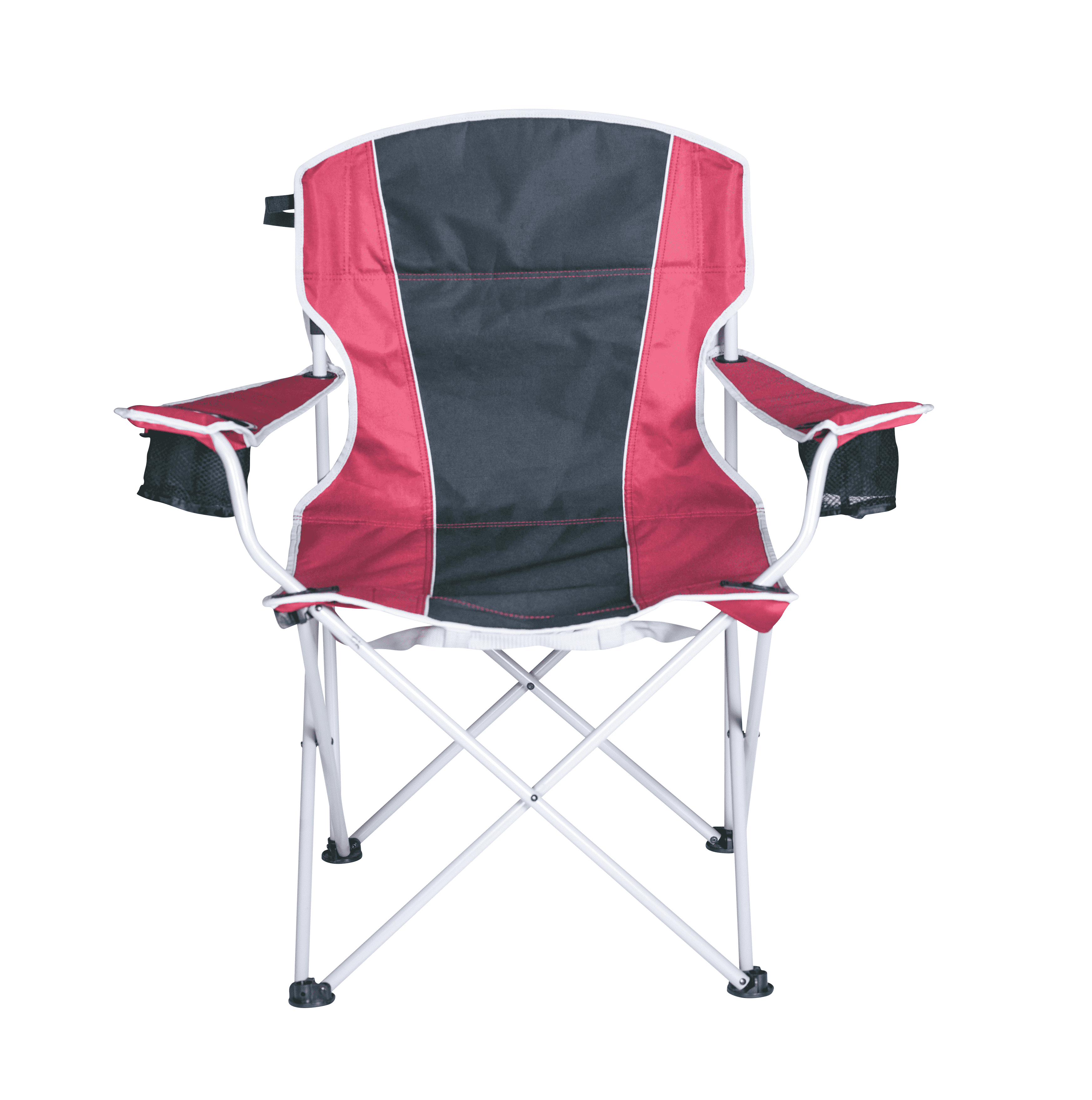 Ozark Trail Oversized Quad Chair Red & Black, Adult