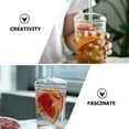 thumbnail image 3 of Glass Straw Cup Large Capacity Glass Cup Household Beverage Cup Glass Drinking Cup, 3 of 9