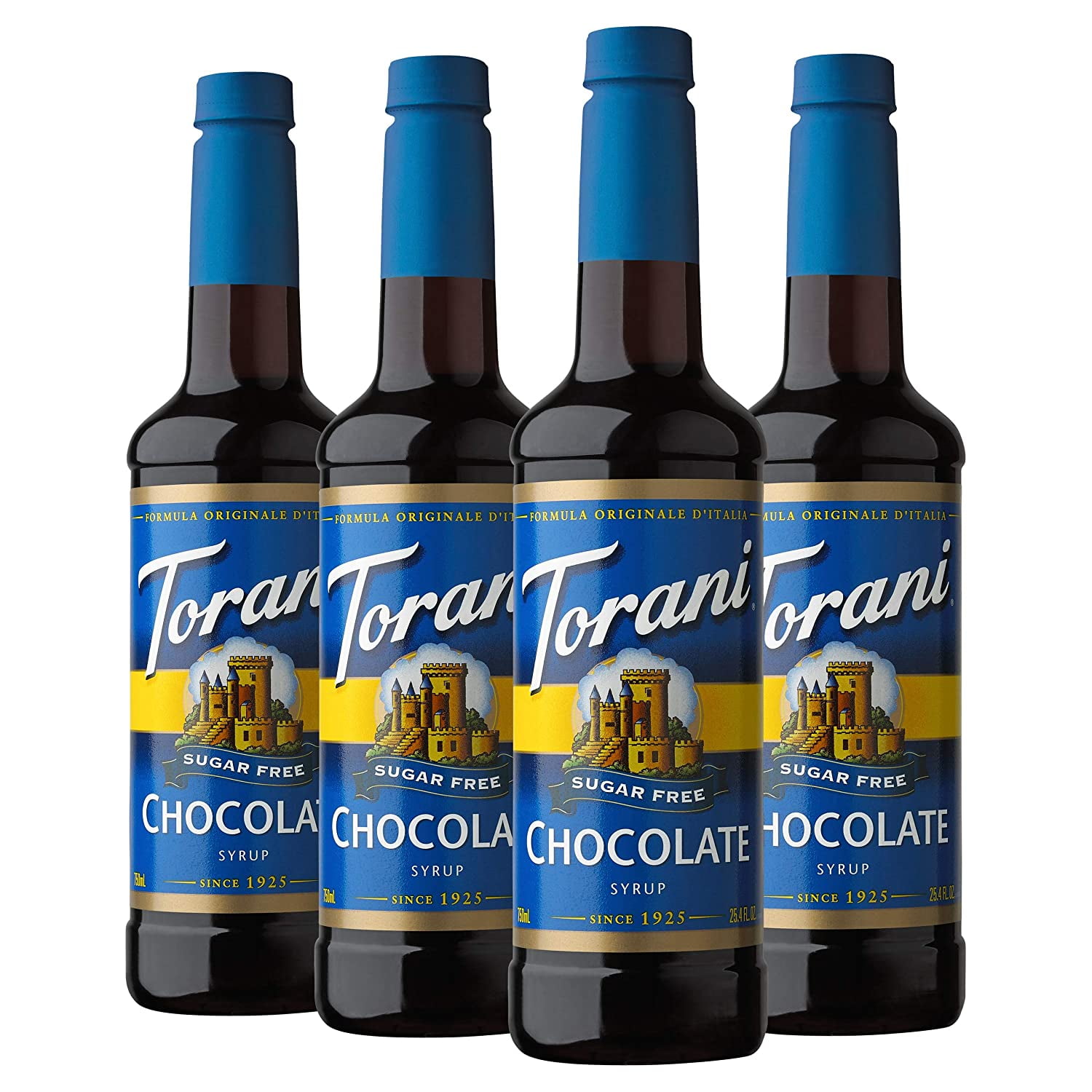 Torani Sugar Free Syrup, Chocolate, 25.4 Ounces (Pack of 4) - Walmart