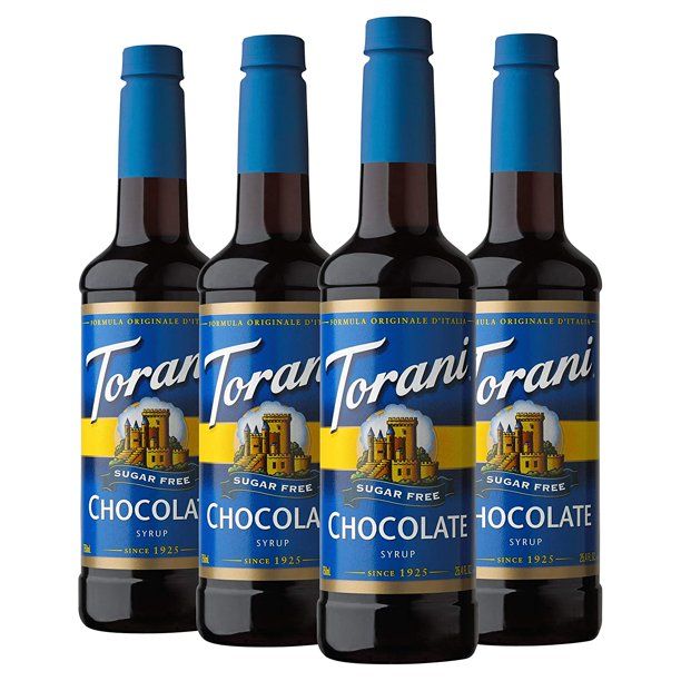Torani Sugar Free Syrup, Chocolate, 25.4 Ounces (Pack of 4) Walmart