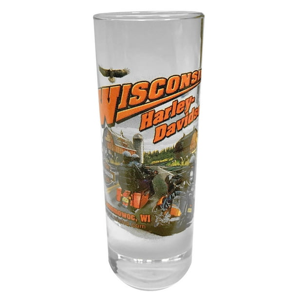 harley davidson shot glass set