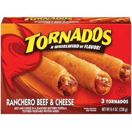 Tornados: Ranchero Beef & Cheese Tornados, 8.4 oz