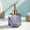 Gray, variant on Embossed Glass Soap Dispenser, 320ml/10.8oz Refillable Liquid Hand Soap Pump Bottle, Decorative Lotion & Shampoo Dispenser for Bathroom & Kitchen