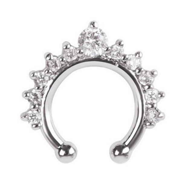 Clear nose deals ring walmart
