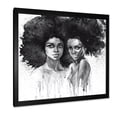 thumbnail image 2 of Designart 'Portrait of Afro American Woman XI' Modern Framed Art Print, 2 of 4