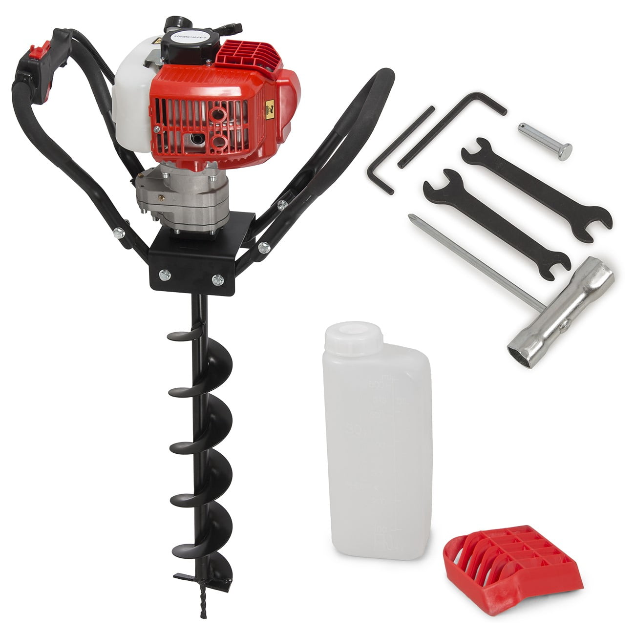 Arksen VType 52CC 2 Stroke Gas Post Hole Digger One Man Auger Machine