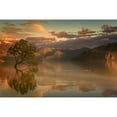 thumbnail image 3 of Loong, Stanley 14x11 Black Modern Framed Museum Art Print Titled - Lone Tree Not Alone, 3 of 5