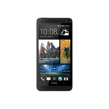HTC One - 4G smartphone - RAM 2 GB / Internal Memory 32 GB - 4.7" - 1920 x 1080 pixels - AT&T - stealth black