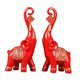 thumbnail image 5 of Figuras de perfecl Estatuilla de elefante para parejas regalos para decoración de escritorio adornos artesanales para el hogar Rojo, 5 of 8