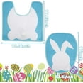 thumbnail image 3 of Dalrosia Easter Bunny Bathroom Rugs Sets with Toilet Lid Cover Non Slip Soft Washable Bath Rugs and Mats Set, 3 of 8