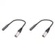 thumbnail image 1 of 2X Cable XLR Macho A Hembra de 1/4 de Pulgada, Macho de 3 Pines A Cable de Audio de Enchufe de 6,35 Mm, Cable de Audio de MicróFono XLR Macho A 6,35 mm, 1 of 5