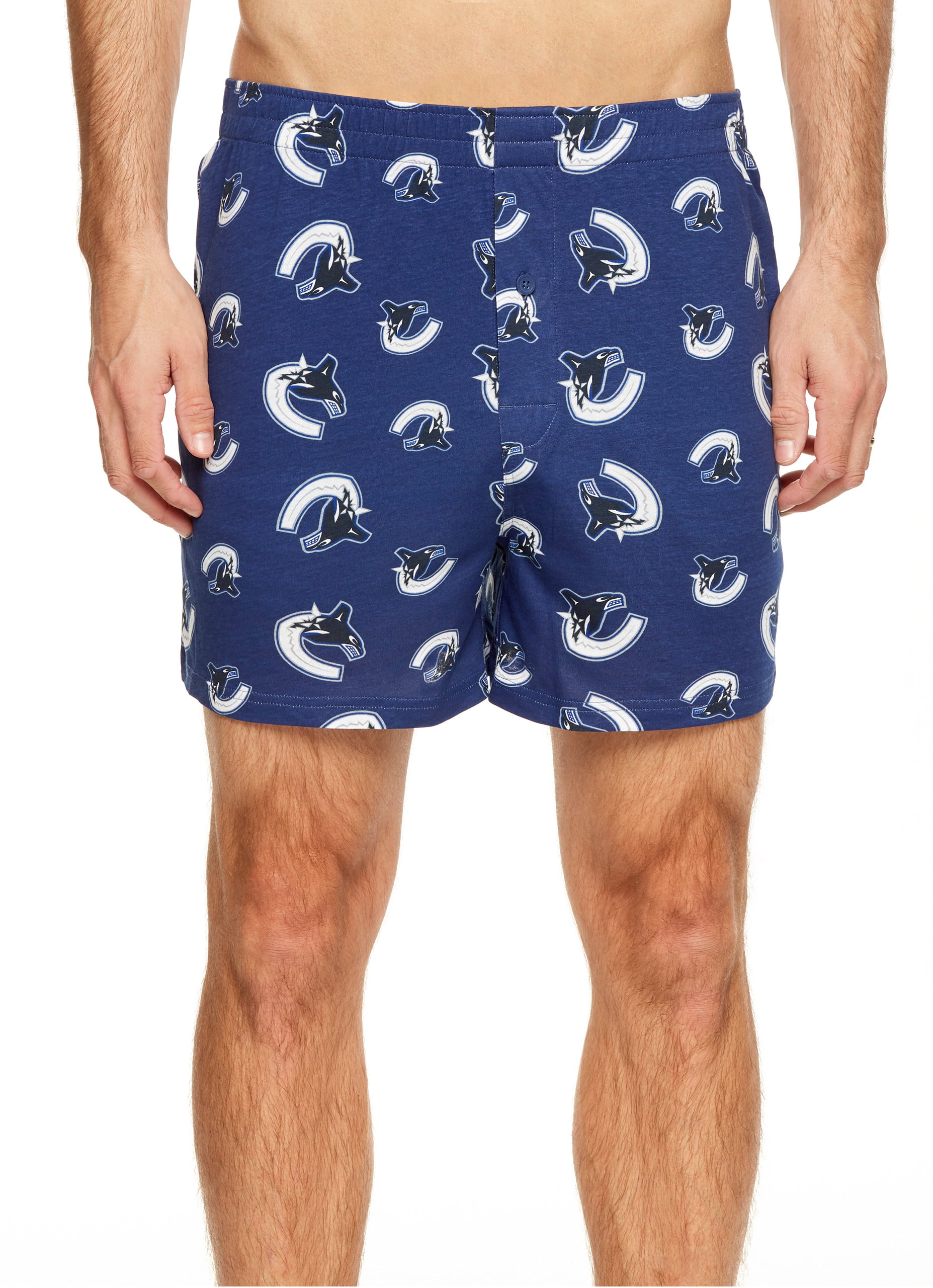 NHL Pajamas, Men's Cotton Boxers, Vancouver Canucks Walmart Canada