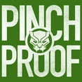 thumbnail image 2 of Men's Marvel St. Patrick's Day Black Panther Pinch Proof  Graphic Tee Kelly Green / Pinch Proof Small, 2 of 5