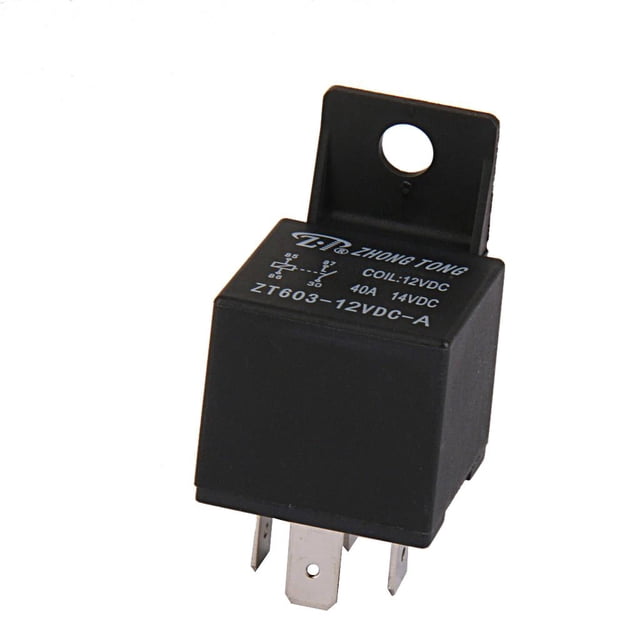 1 Pieza de Repuesto 12 V CC 40 a, Pieza de Reparación Del Sistema de sonido para Automóvil, Vehículo, Camión Yotijar Relé automotriz automotriz