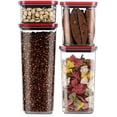 thumbnail image 2 of Smart Seal Airtight Food Storage Container, 4 Piece Set, Modular, Stackable, Nestable, Organizable, BPA free by Neoflam, 2 of 10