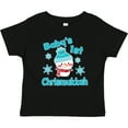 thumbnail image 3 of Inktastic Baby's 1st Chrismukkah with Cute Snowman and Snowflakes Boys or Girls Baby T-Shirt, 3 of 5