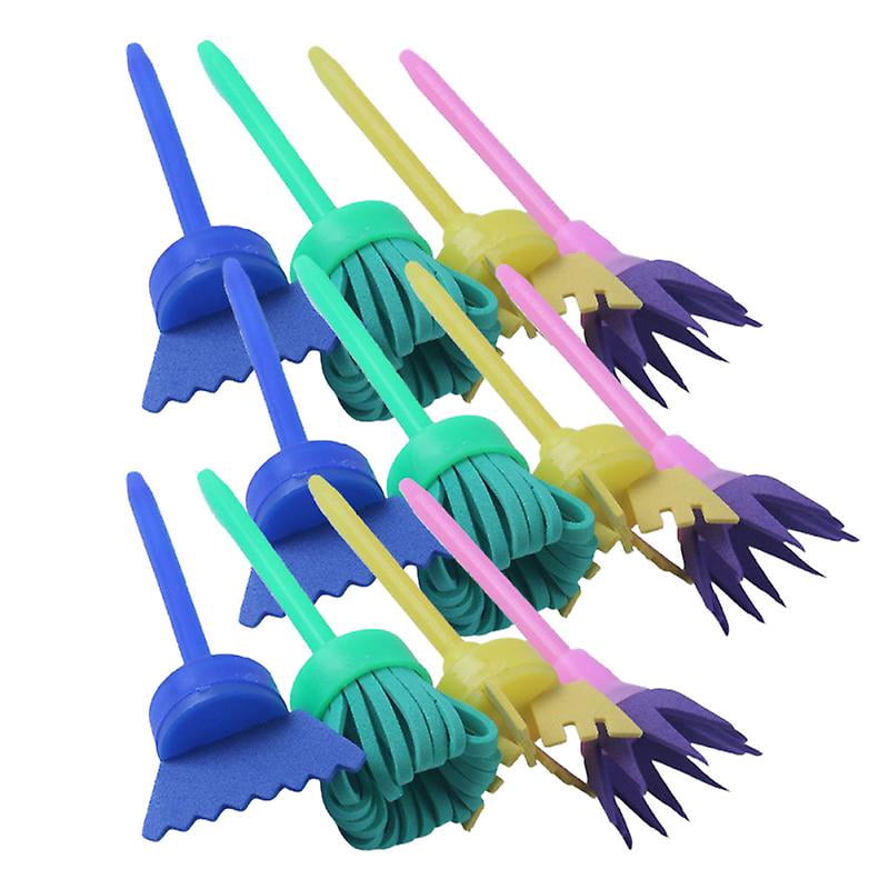 12pcs Sponge Paint Brush