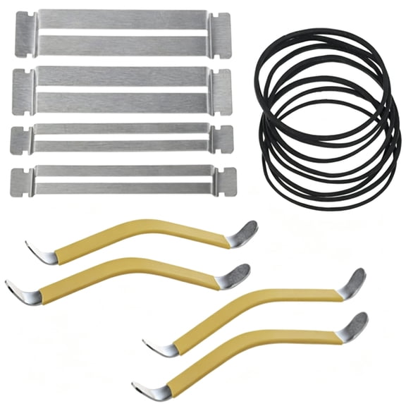 Guitar Fret Tools, 2 Sets Fingerboard Guards with 4 String Spreaders Kit