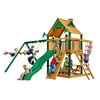 Gorilla Playsets Chateau Cedar Swing Set with Timber Shield Posts