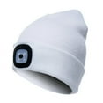 thumbnail image 2 of Viworld Unisex LED Beanie Hat, Washable Knitted Warm Headlamp Cap for Winter Outdoor Christmas Gifts, 2 of 9