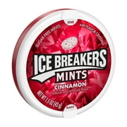 Ice Breakers Cinnamon Sugar Free Mints, Tin 1.5 oz
