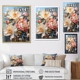 thumbnail image 4 of Designart "Peonies Bursting With Color I" Peonies Floater Framed Wall Decor, 4 of 5