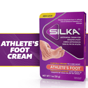 Silka Athlete's Foot Prescription Strength Antifungal Cream, 1 oz