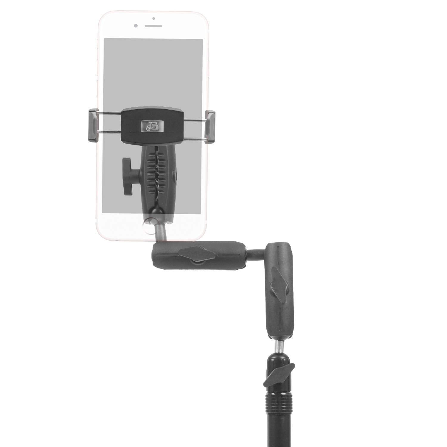 iBOLT Stream-Cast Stand Adjustable Overhead Phone Mount for Live Streaming Tutorial Videos and Photos. Great for Crafters, Bakers, Artists- iPhone Xs, Samsung Galaxy S9, Note 9 Etc.