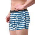 thumbnail image 4 of Fotbe Ocean on Striped Men’s Total Support Pouch Boxer Briefs, X-Temp Cooling, Moisture-Wicking Underwear, Regular, Long-leg and Trunk-X-Large, 4 of 9