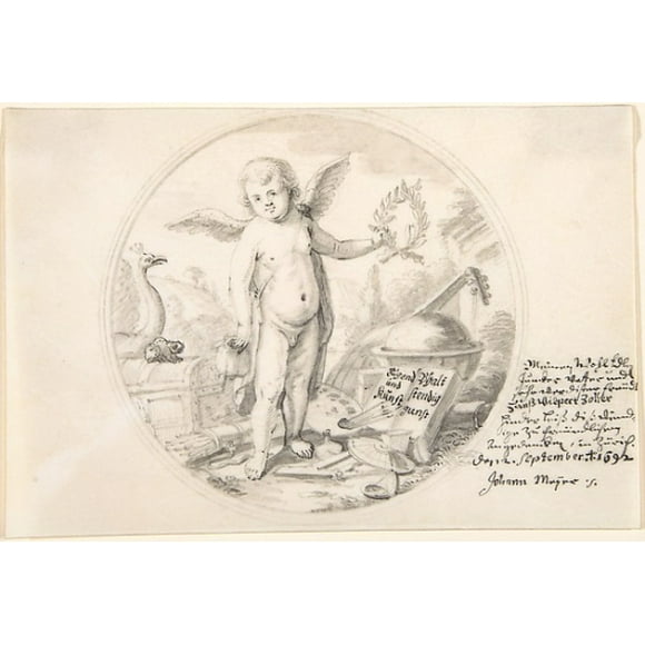 Allegory of Virtue Poster Print by Johannes Meyer the Younger (Swiss, Zurich 1655 �1712 Zurich) (18 x 24)