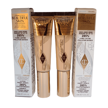 2 Pack Charlotte Tilbury Charlotte\'s Beautiful Skin Foundation 3 Cool 1 oz