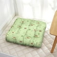 thumbnail image 3 of Fresh Avocado Print Cushion&nbsp;– 22x22 Inch Square Floor Pillow, Dutch Velvet, Healthy Fruit Aesthetic for Meditation, Yoga & Balcony, 3 of 7