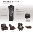 thumbnail image 5 of Air Compression Massage Recliner Power Lift Chair for Elderly Adults Big Man Recliners 400 lbs with Heat Arm Storgage Cup Holders Lay Flat Power Recliner with USB Type-C, 5 of 8