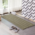 thumbnail image 2 of CHUN YI Non-Slip Bathroom Mat Absorbent Plush Polyester, 24"x60", Brown, 2 of 6