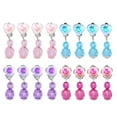 thumbnail image 1 of 8 Pairs Children Ear Clips Earrings Acrylic Earrings Beautiful Ear Decoration, 1 of 9