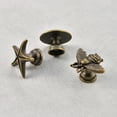 thumbnail image 3 of 10 pcs Vintage Cabinet Knobs Decorative Knobs Drawer Knobs Dresser Knobs Single Hole Knobs (Sea Star), 3 of 7