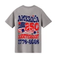 thumbnail image 6 of Grblisyd 4th of July Shirts Boys Girls American Flag USA Crew Neck T-Shirt Kids Patriotic Short Sleeve Tee Tops, 6 of 6