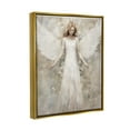 thumbnail image 4 of Stupell Industries Soft Abstract Angel Abstract Painting Gold Floater Framed Canvas Art Print Wall Art, 25 x 31, 4 of 10