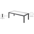 thumbnail image 5 of Afuera Living Contemporary White Wood Outdoor Patio Coffee Table, 5 of 5