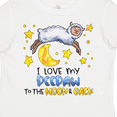 thumbnail image 4 of Inktastic I Love my Peepaw to the Moon and Back Cute Sheep Boys or Girls Toddler T-Shirt, 4 of 5
