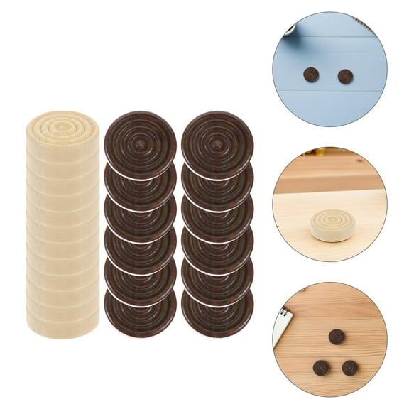 SEWOART 24pcs Assorted Color Backgammon Chess Pieces for Family Games Board Game Accessory