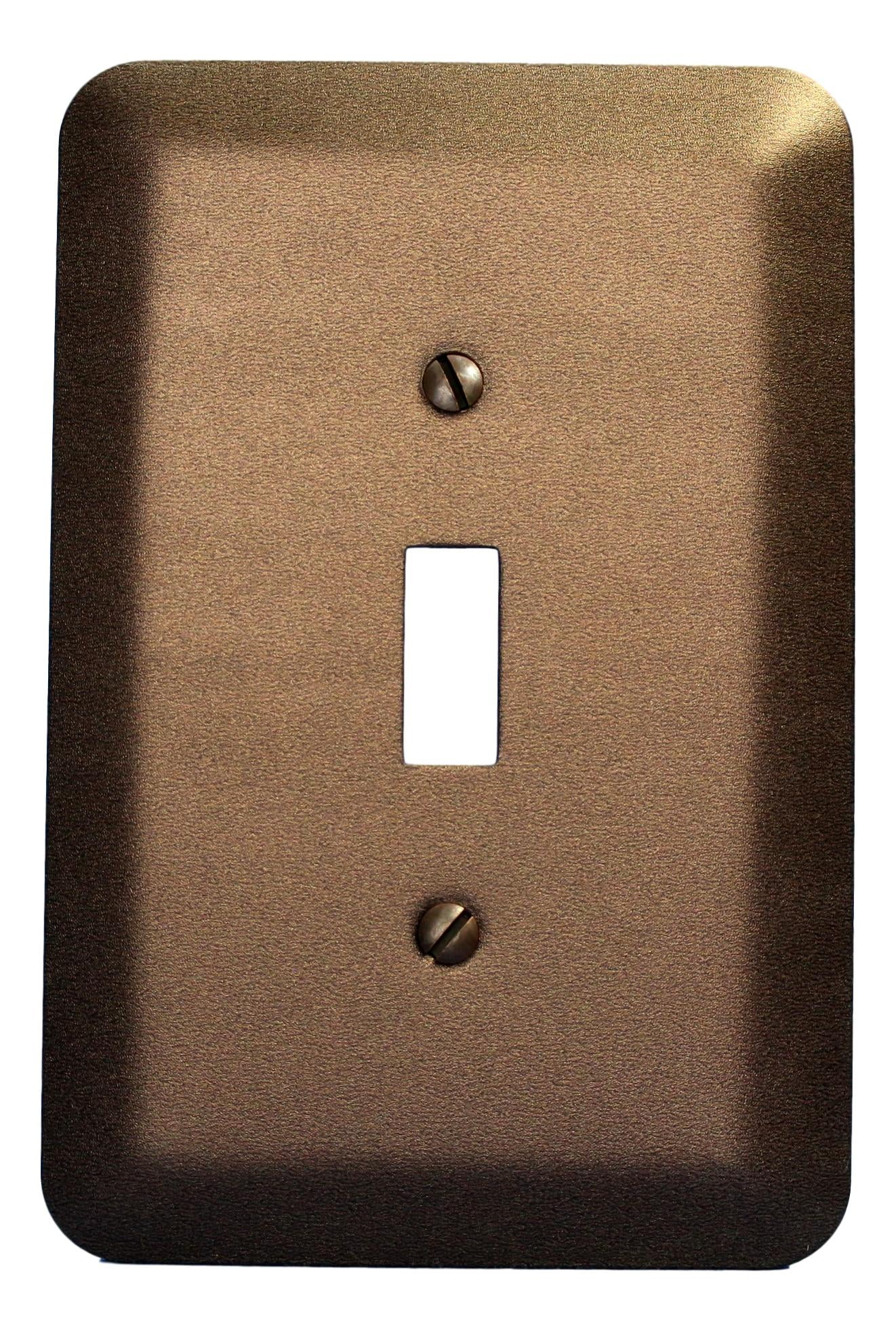 Leviton Jumbo Metallic Bronze Switch Cover Oversize Toggle Wallplate